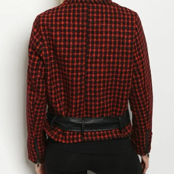 Red & Black Checkered Jacket - Picture 3 of 3